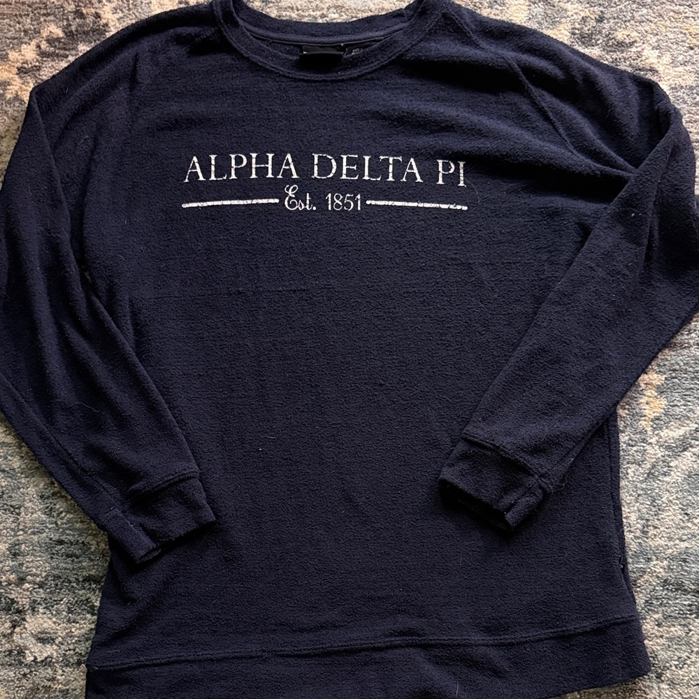 Alpha Delta Pi Navy Sweater